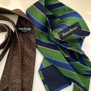 2 X Harry Rosen men’s ties